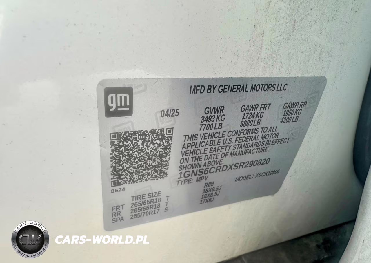 2025 Chevrolet Suburban K1500 Lt VIN:1GNS6CRDXSR290820 - 10