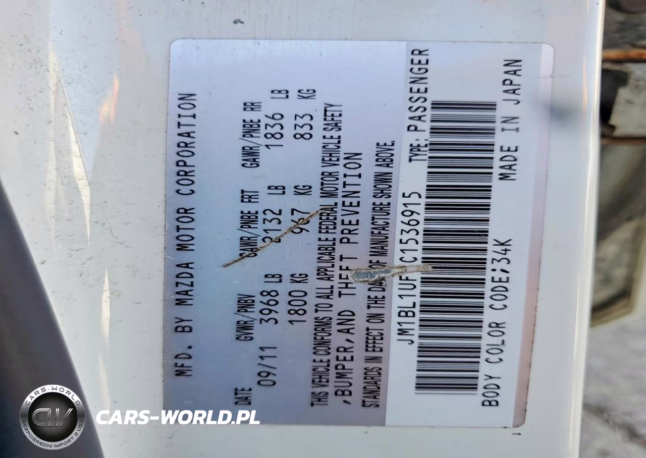 2012 Mazda 3 I VIN:JM1BL1UF5C1536915 - 13