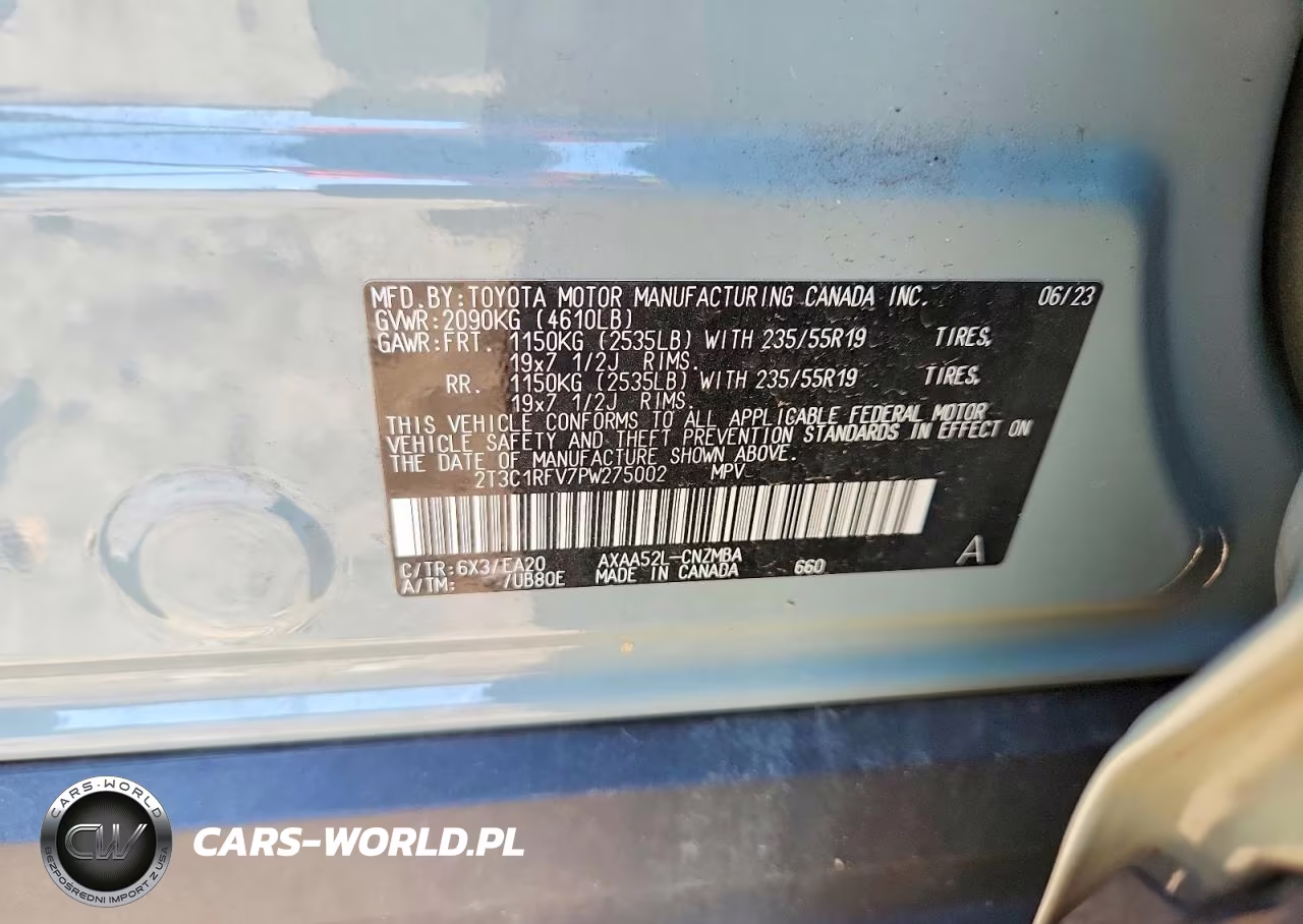 2023 Toyota Rav4 Xle Premium VIN:2T3C1RFV7PW275002 - 13