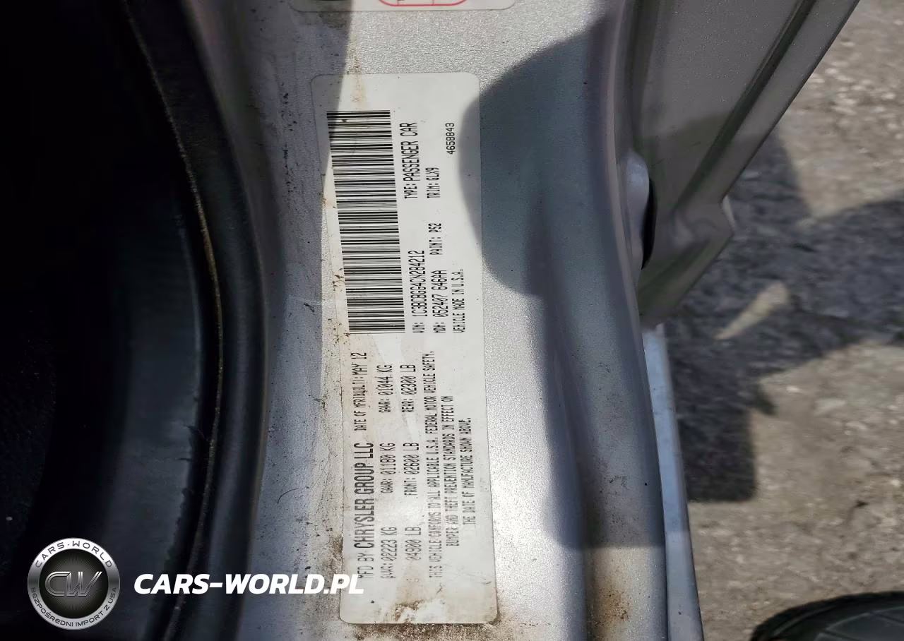 2012 Chrysler 200 S VIN:1C3BCBGG4CN284212 - 12