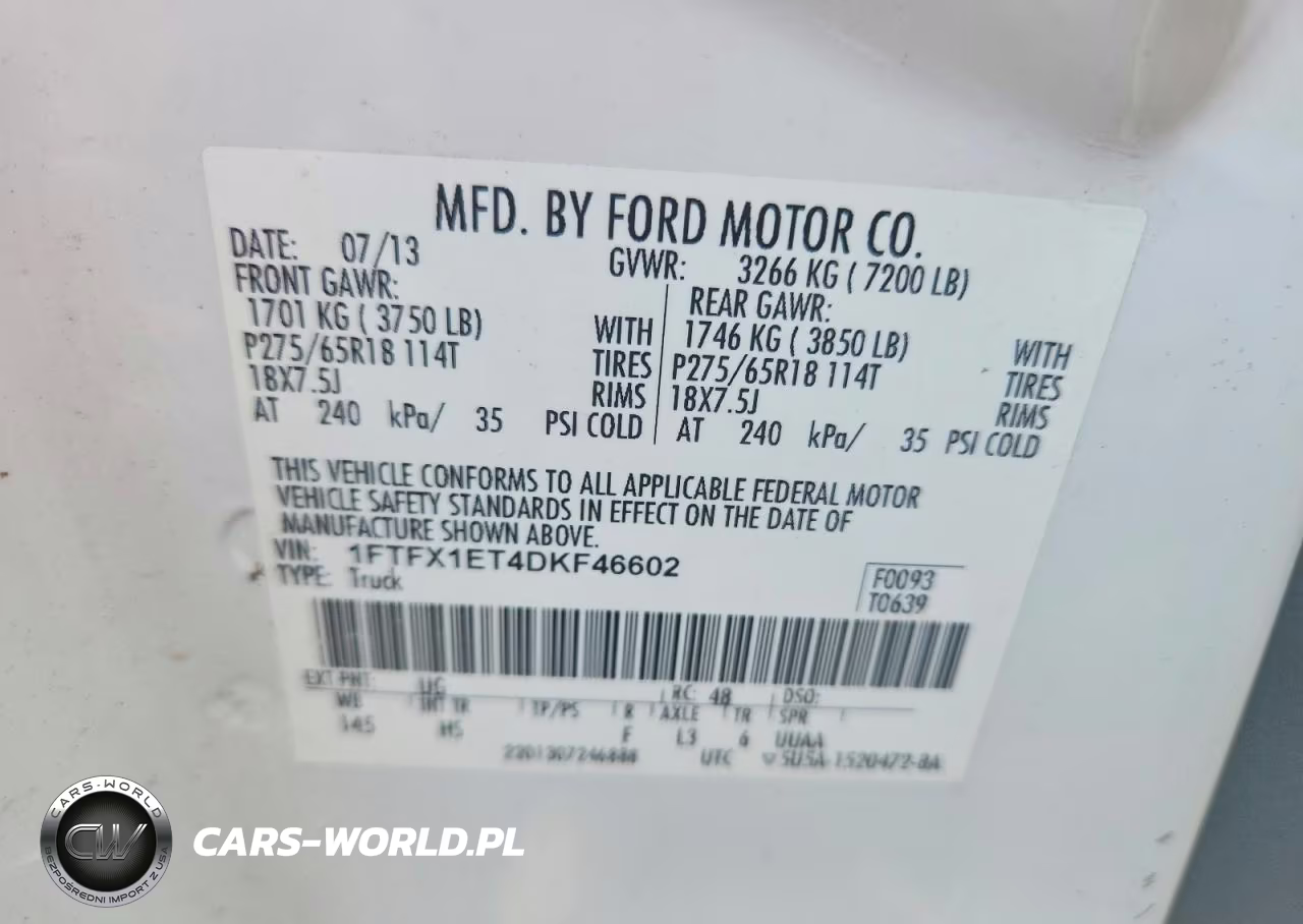 2013 Ford F150 Super Cab VIN:1FTFX1ET4DKF46602 - 12