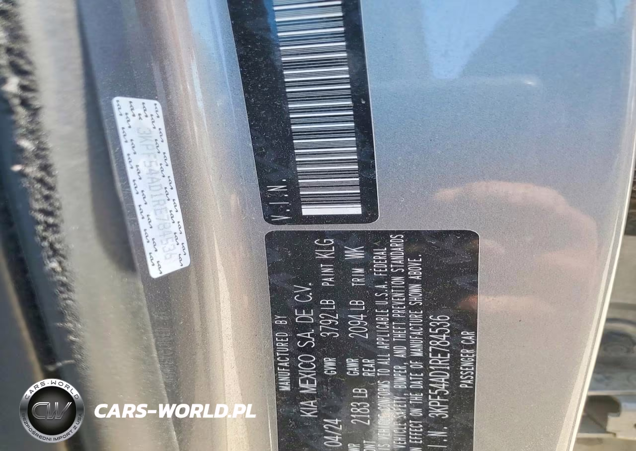 2024 Kia Forte VIN:3KPF54AD1RE784536 - 13