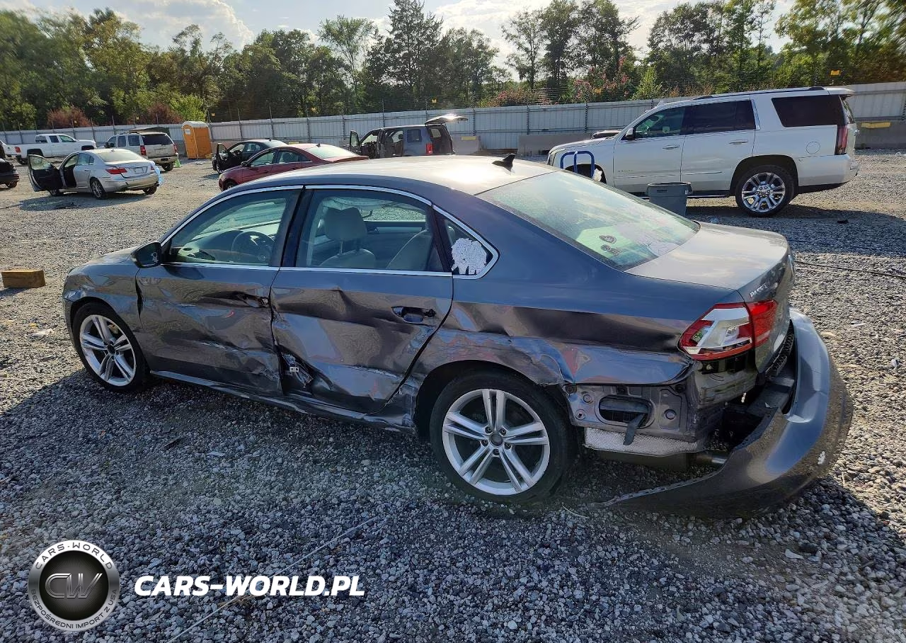 2013 Volkswagen Passat Se VIN:1VWBM7A36DC019121 - 2