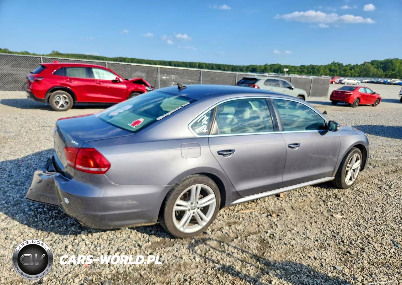 2013 Volkswagen Passat Se VIN:1VWBM7A36DC019121 - 3