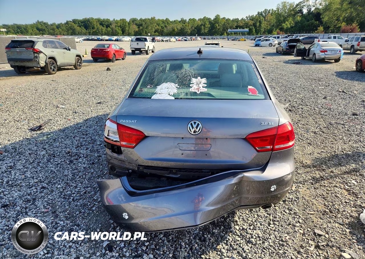 2013 Volkswagen Passat Se VIN:1VWBM7A36DC019121 - 6