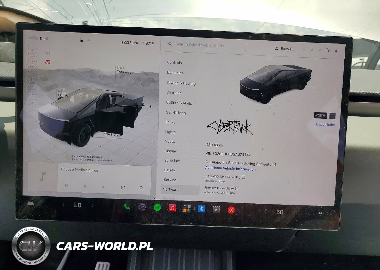 2025 Tesla Cybertruck VIN:7G2CEHED3SA074147 - 9