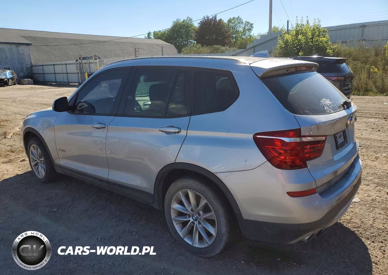 2016 BMW X3 xDrive28I VIN:5UXWX9C5XG0D87752 - 2