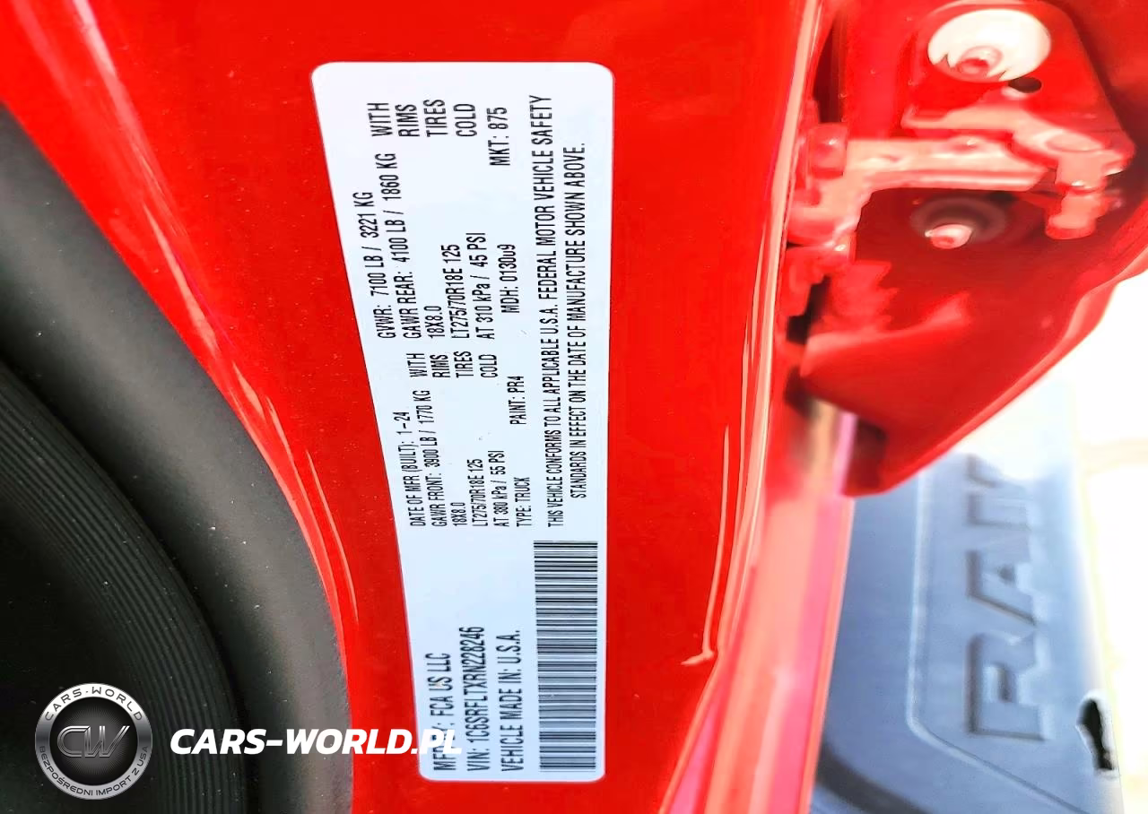 2024 Ram 1500 Rebel VIN:1C6SRFLTXRN228246 - 12