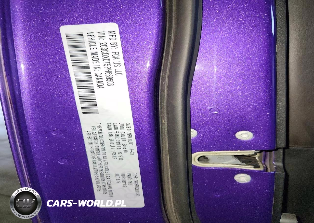 2023 Dodge Charger R-T VIN:2C3CDXCT5PH639503 - 12