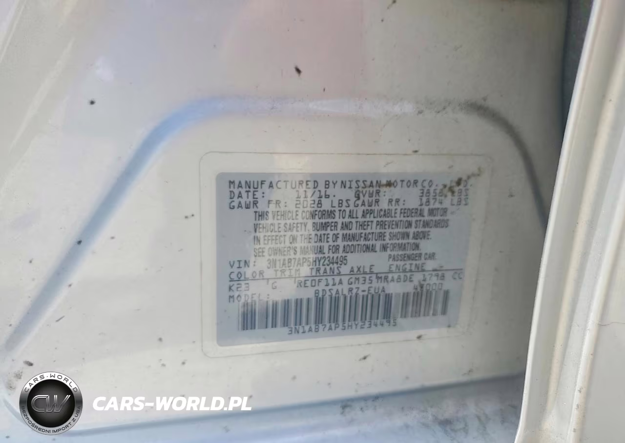 2017 Nissan Sentra Sr VIN:3N1AB7AP5HY234495 - 13