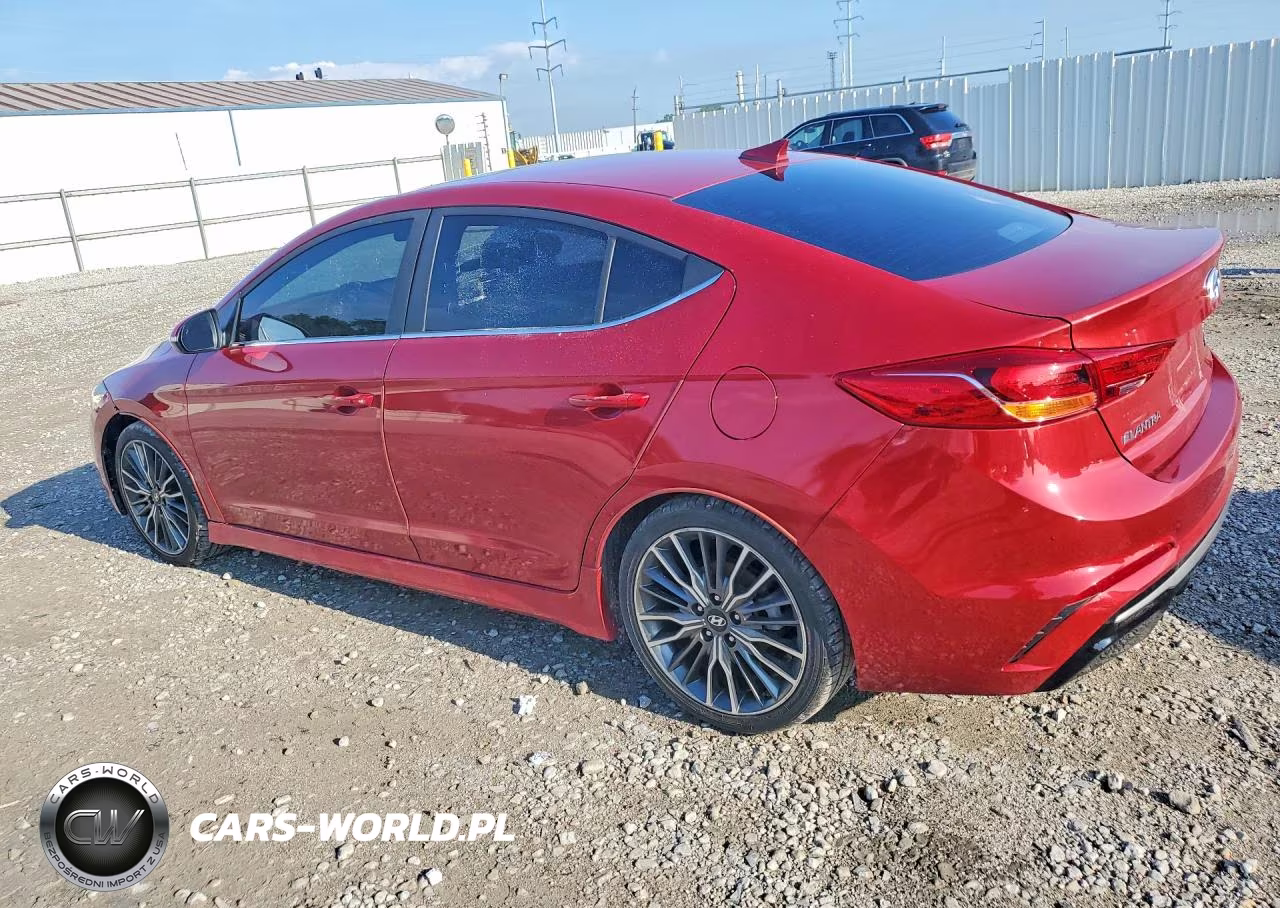 2018 Hyundai Elantra Sport VIN:KMHD04LB3JU544939 - 2