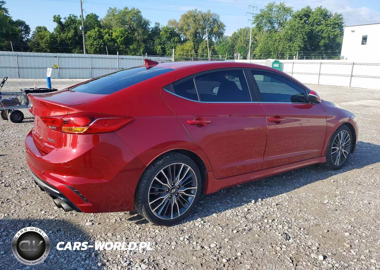 2018 Hyundai Elantra Sport VIN:KMHD04LB3JU544939 - 3