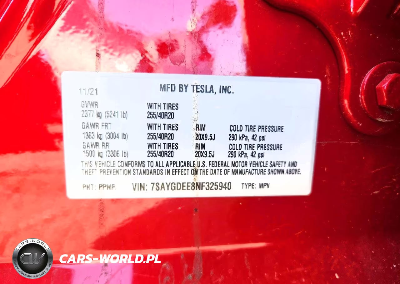 2022 Tesla Model Y VIN:7SAYGDEE8NF325940 - 13