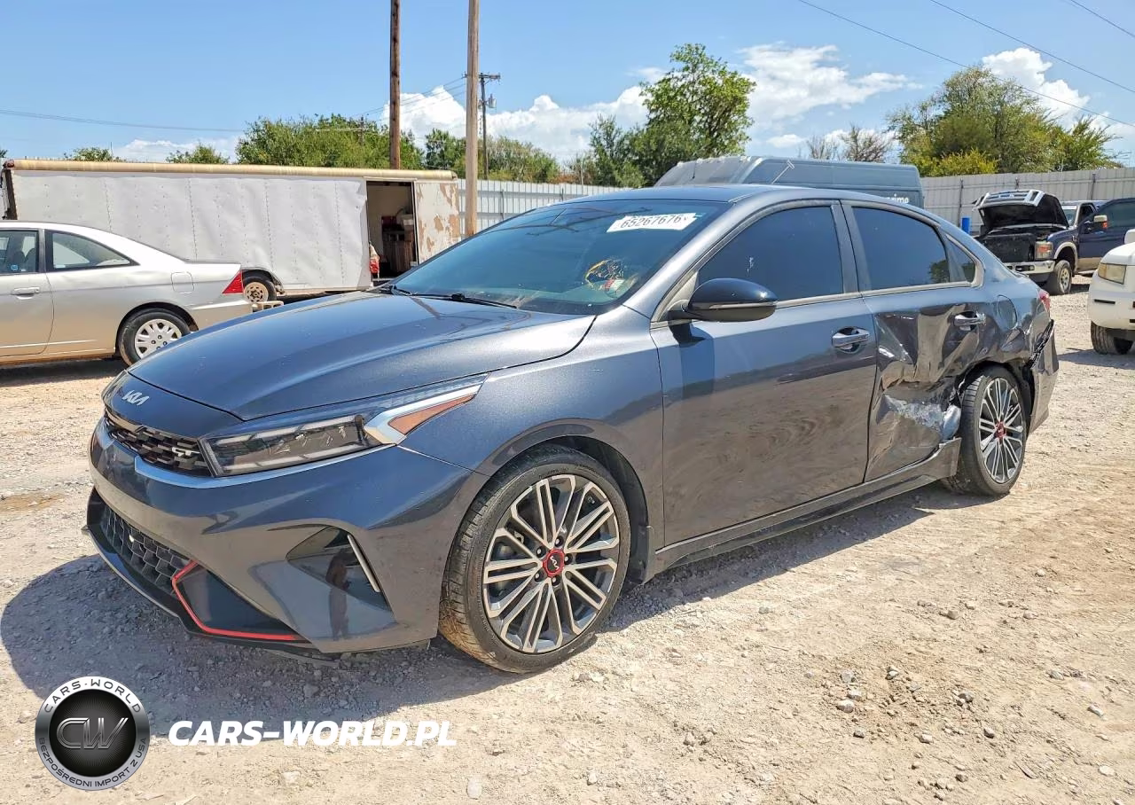 2023 Kia Forte Gt VIN:3KPF44ACXPE617843 - 1