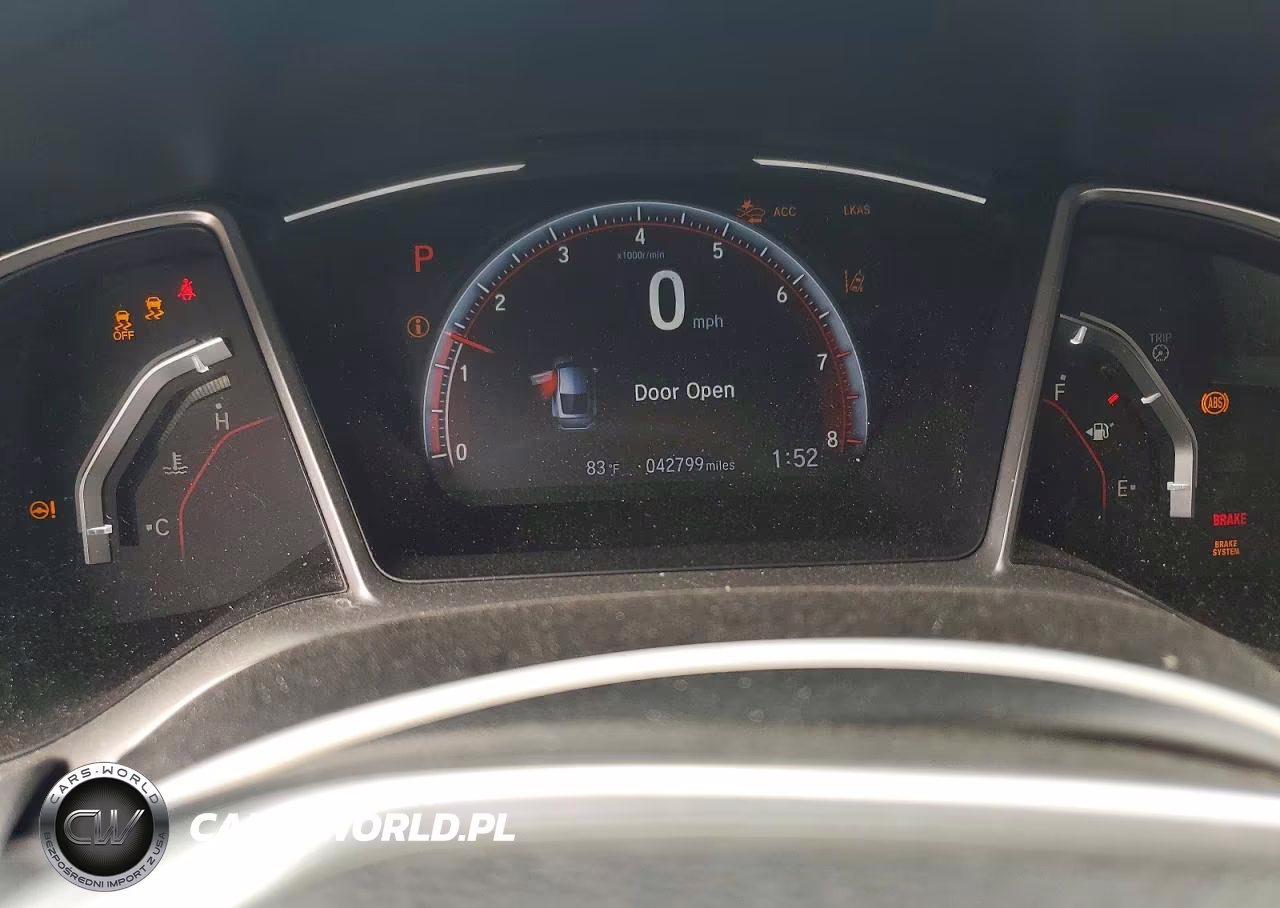 2019 Honda Civic Sport VIN:2HGFC4B89KH307436 - 9