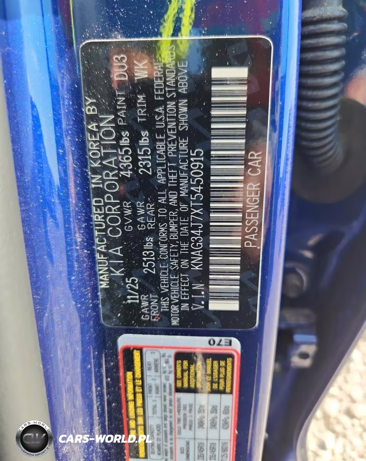 2026 Kia K5 Ex VIN:KNAG34J7XT5450915 - 12