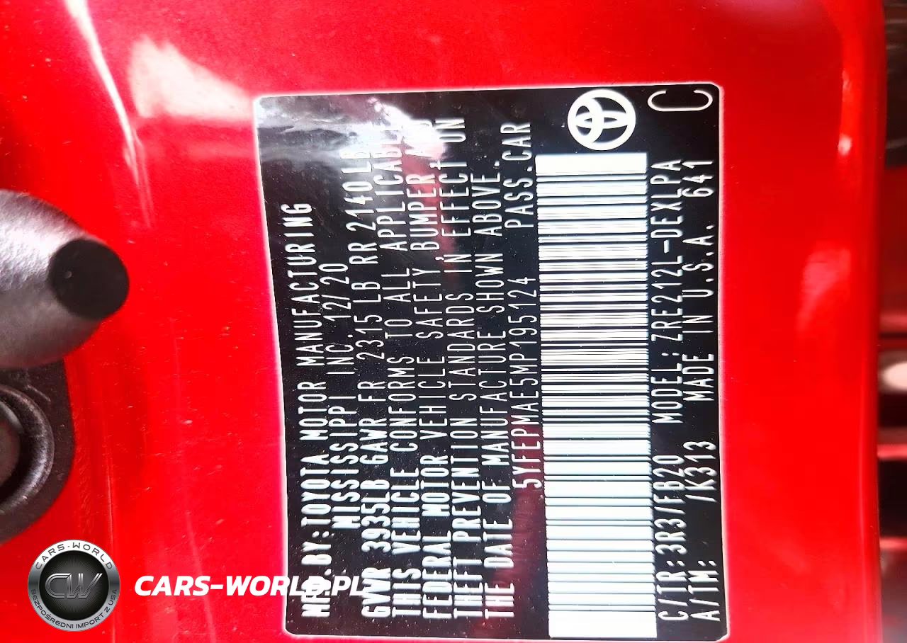 2021 Toyota Corolla Le VIN:5YFEPMAE5MP195124 - 12