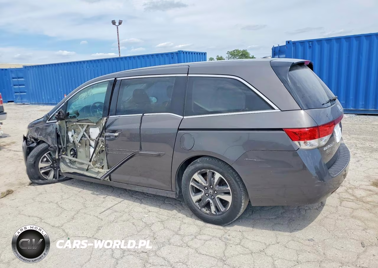 2014 Honda Odyssey Touring VIN:5FNRL5H93EB070115 - 2