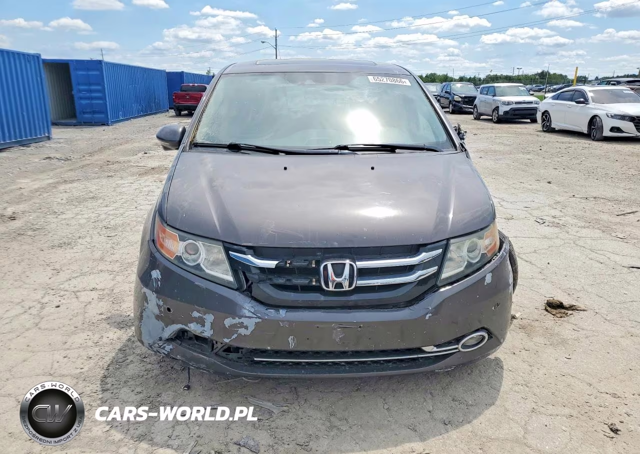 2014 Honda Odyssey Touring VIN:5FNRL5H93EB070115 - 5