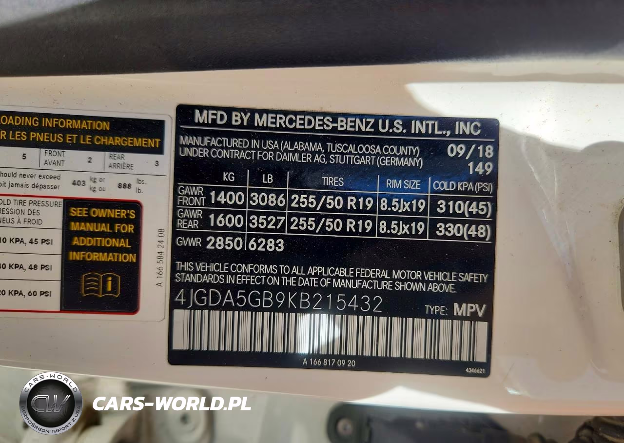 2019 Mercedes-Benz Gle 400 4Matic VIN:4JGDA5GB9KB215432 - 12