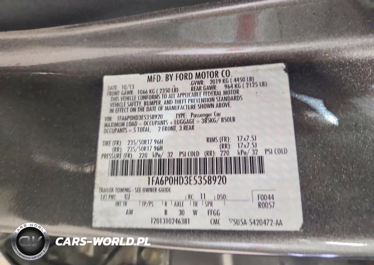 2014 Ford Fusion Se VIN:1FA6P0HD3E5358920 - 12