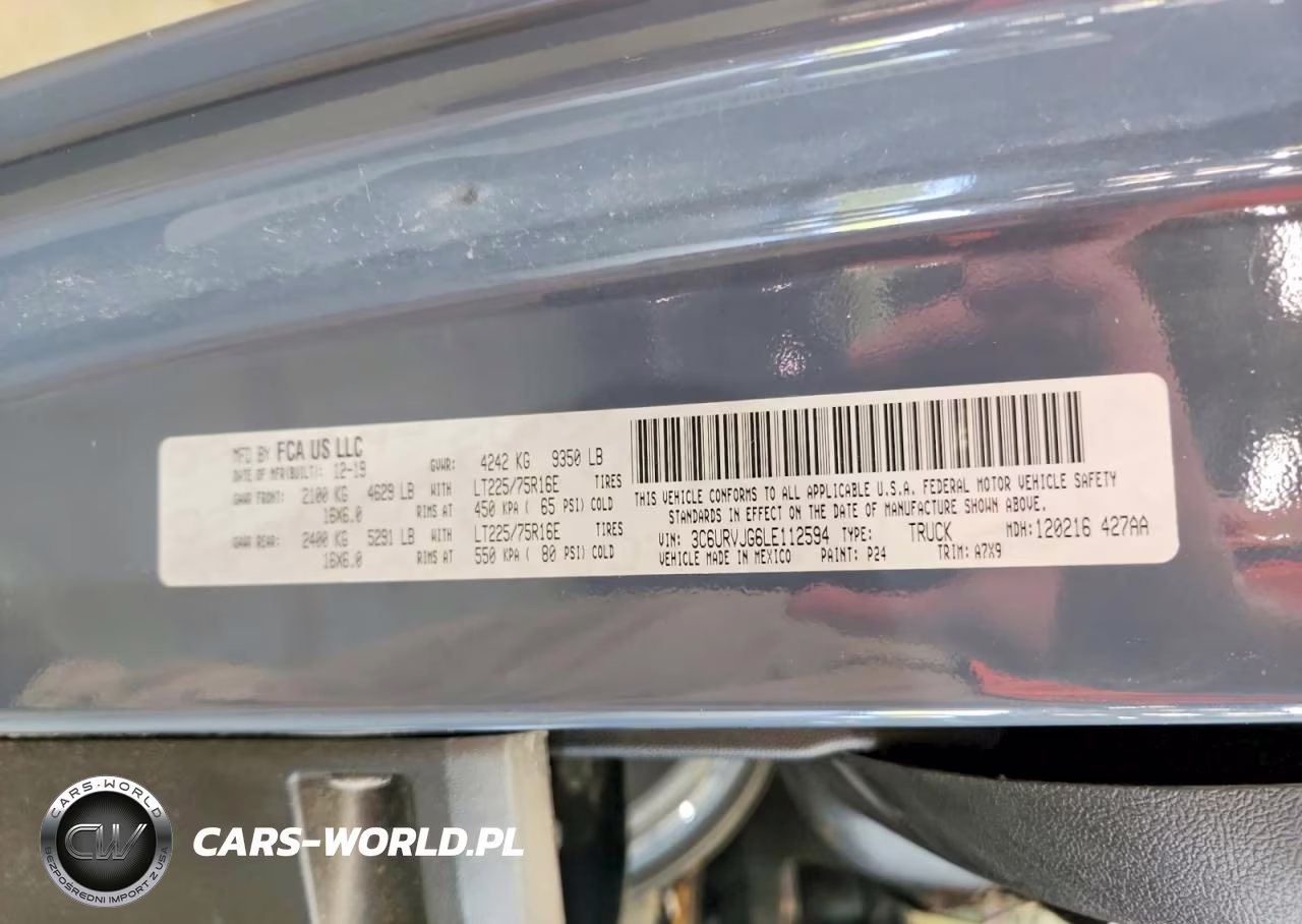 2020 Ram Promaster 3500 3500 High VIN:3C6URVJG6LE112594 - 13