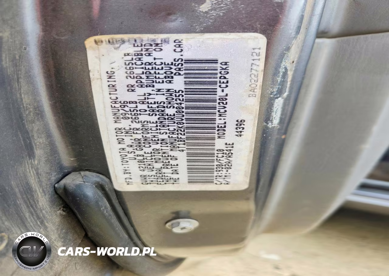 1997 Toyota Camry Xle V6 VIN:4T1BF22K0VU004255 - 12