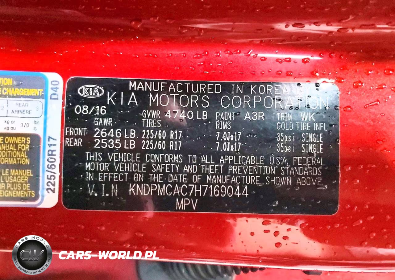 2017 Kia Sportage Lx VIN:KNDPMCAC7H7169044 - 13