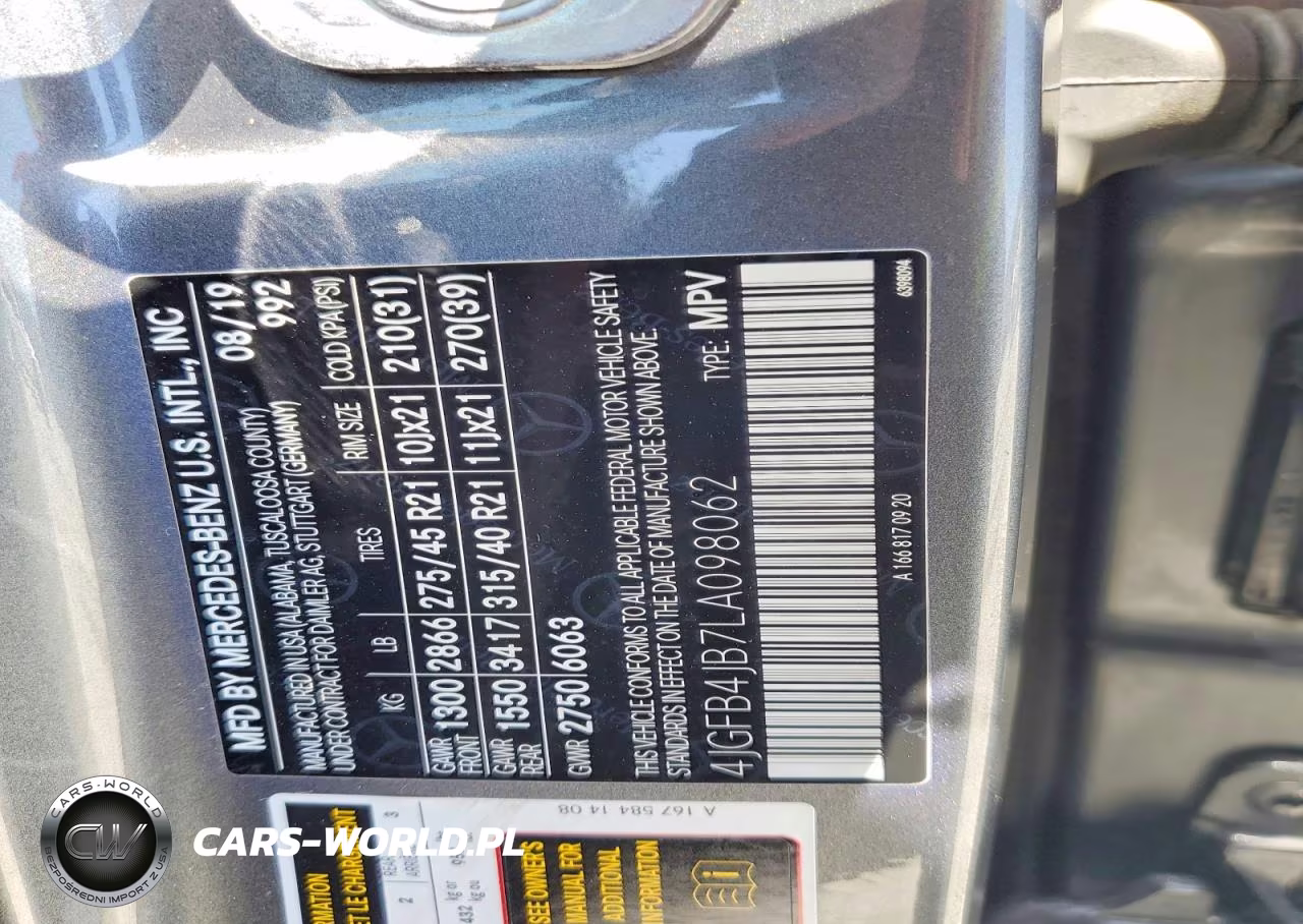 2020 Mercedes-Benz Gle 350 VIN:4JGFB4JB7LA098062 - 13