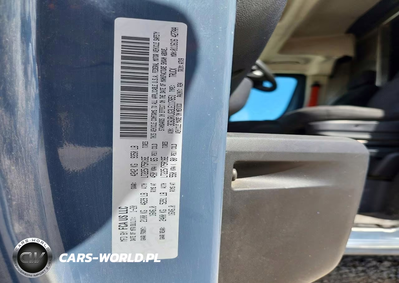 2020 Ram Promaster 3500 3500 High VIN:3C6URVJG3LE117851 - 13