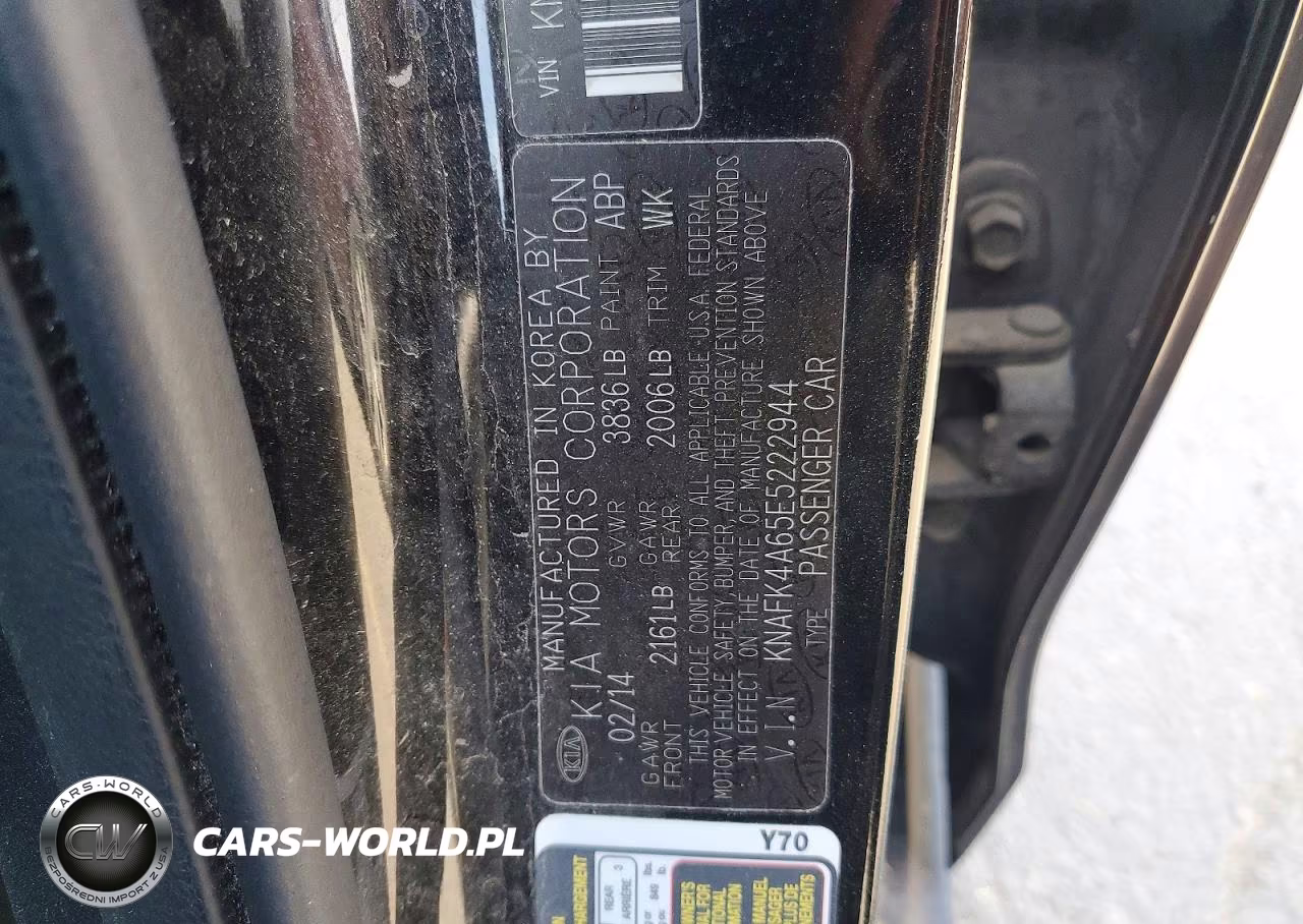 2014 Kia Forte Lx VIN:KNAFK4A65E5222944 - 12