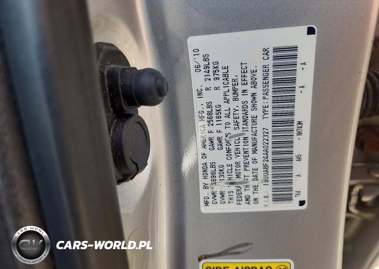 2010 Acura Tl VIN:19UUA8F24AA022327 - 12