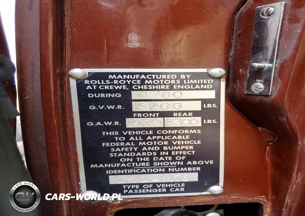 1980 Rolls-Royce Silver Wraith VIN:LRL41178 - 12