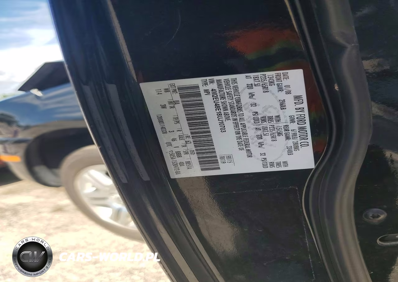 2008 Mercury Mountaineer Premier VIN:4M2EU48E18UJ10703 - 12