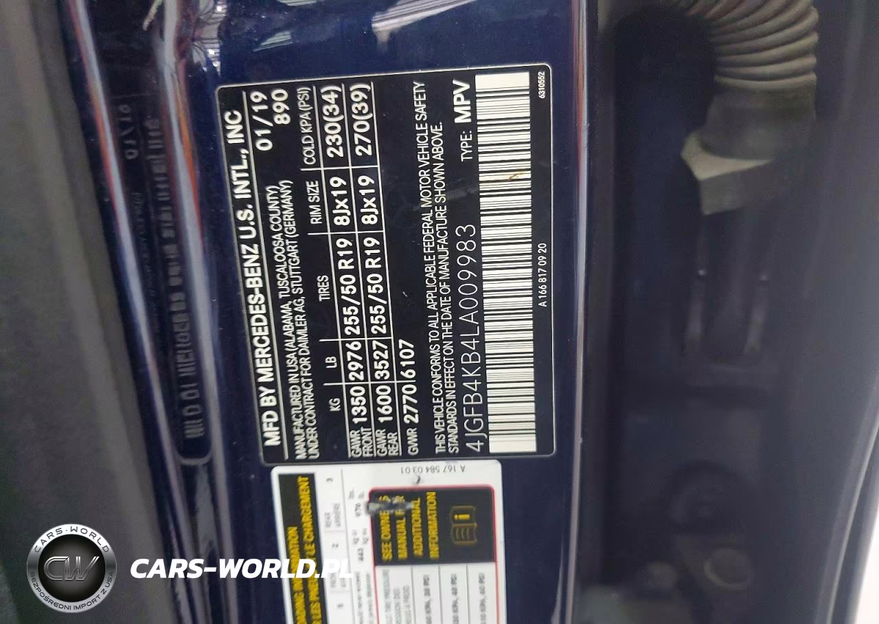 2020 Mercedes-Benz Gle 350 4Matic VIN:4JGFB4KB4LA009983 - 13