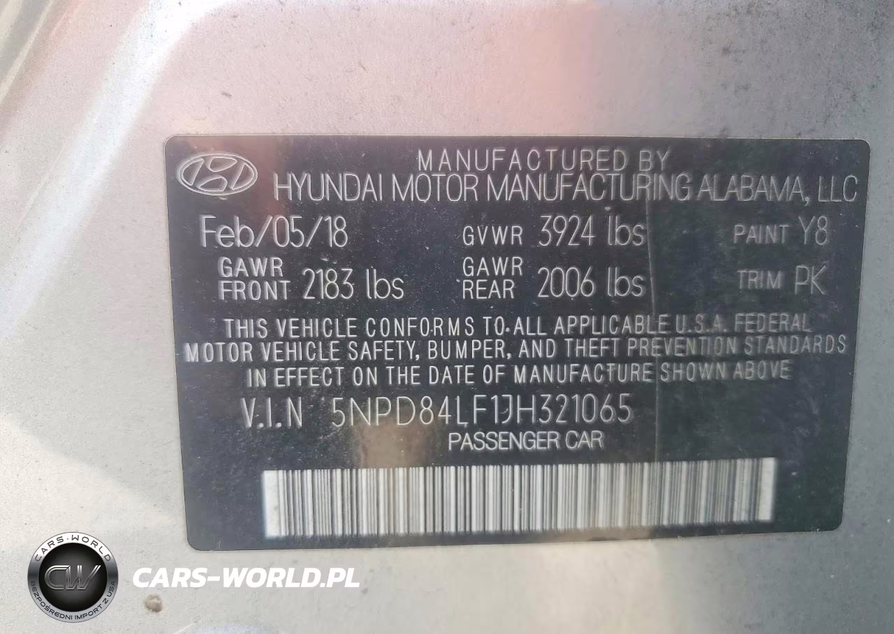 2018 Hyundai Elantra Value Edition VIN:5NPD84LF1JH321065 - 12