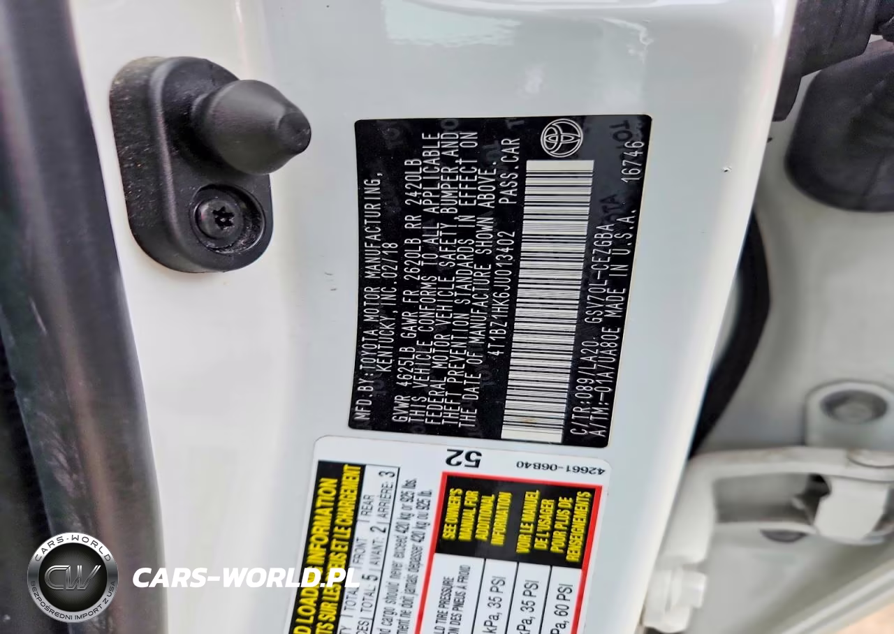 2018 Toyota Camry Xle V6 VIN:4T1BZ1HK6JU013402 - 12