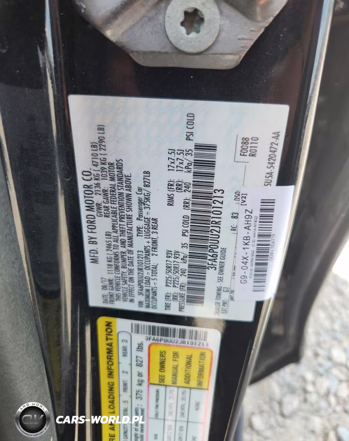 2018 Ford Fusion S Hybrid VIN:3FA6P0UU2JR101213 - 12
