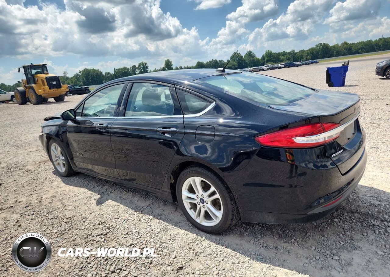 2018 Ford Fusion S Hybrid VIN:3FA6P0UU2JR101213 - 2
