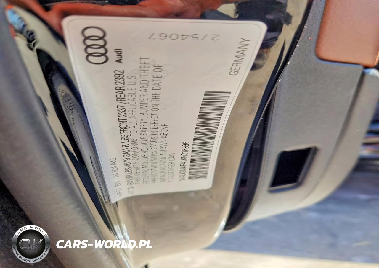 2019 Audi A4 Premium VIN:WAUGMAF41KN018996 - 12