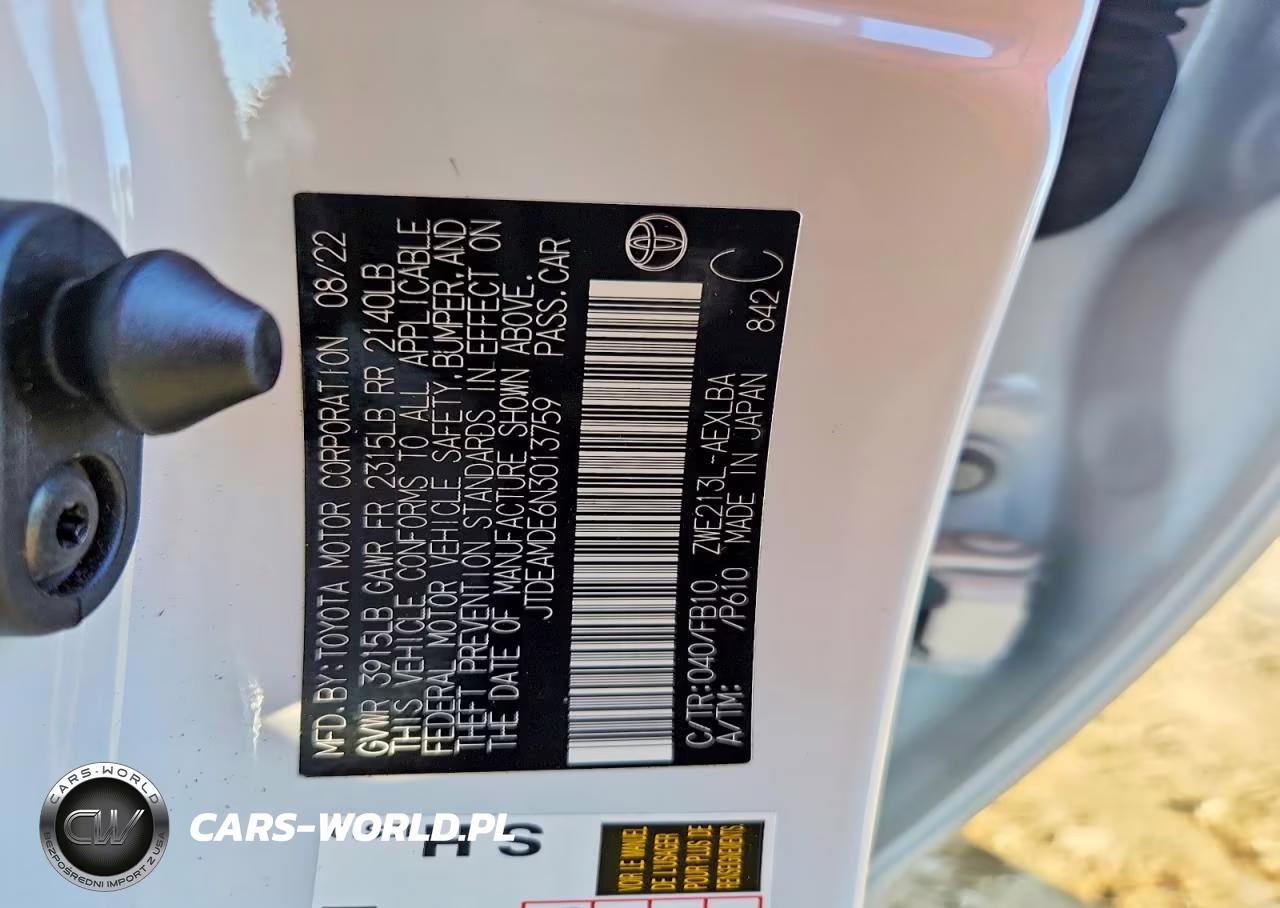 2022 Toyota Corolla Le VIN:JTDEAMDE6N3013759 - 12