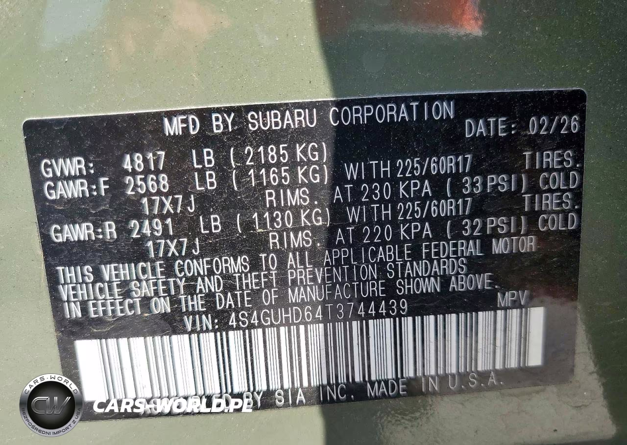2026 Subaru Crosstrek Premium VIN:4S4GUHD64T3744439 - 12
