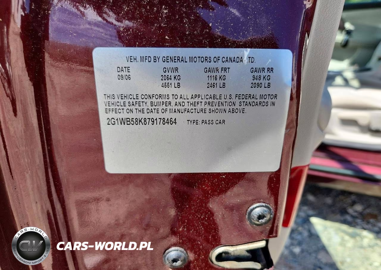 2007 Chevrolet Impala Ls VIN:2G1WB58K879178464 - 12
