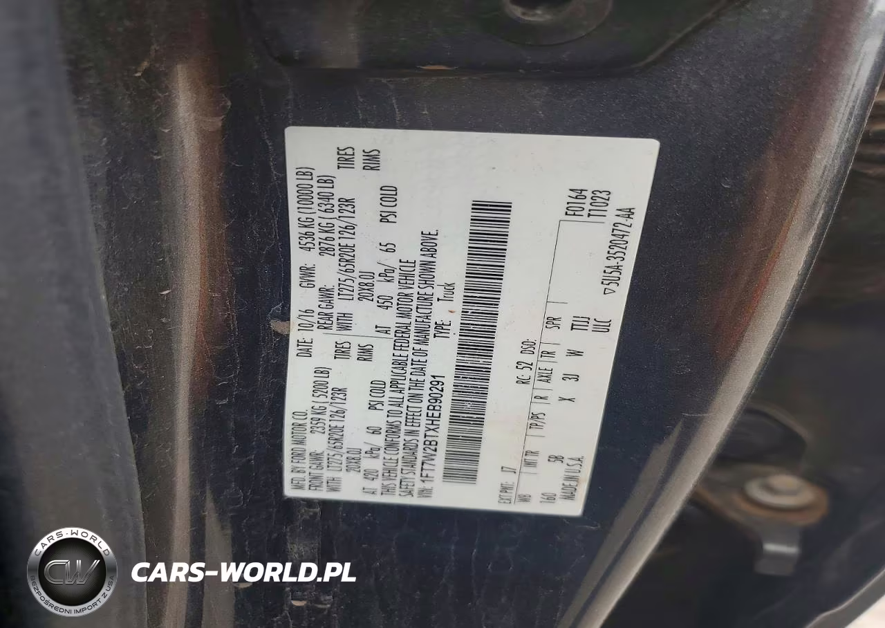 2017 Ford F250 Super Duty VIN:1FT7W2BTXHEB90291 - 13