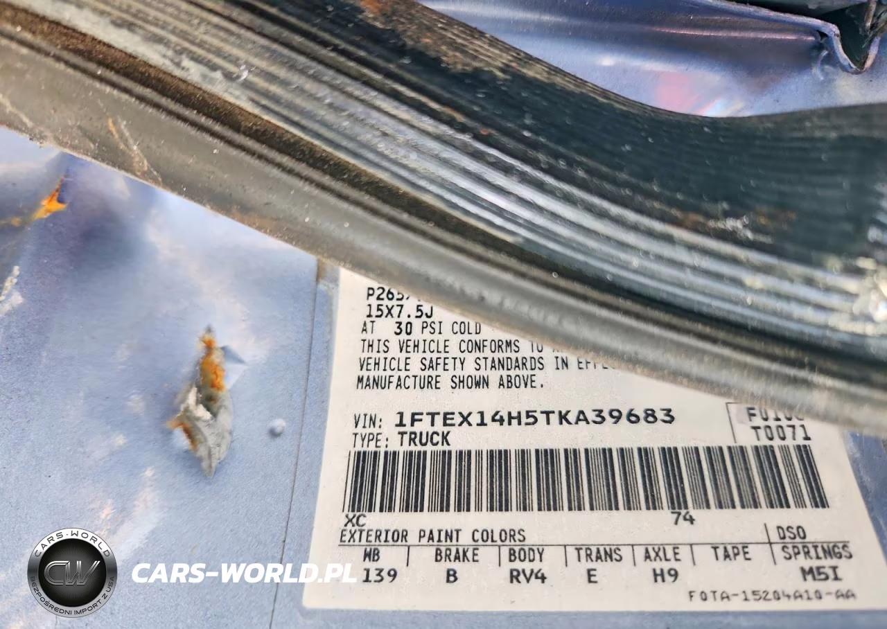 1996 Ford F150 VIN:1FTEX14H5TKA39683 - 12