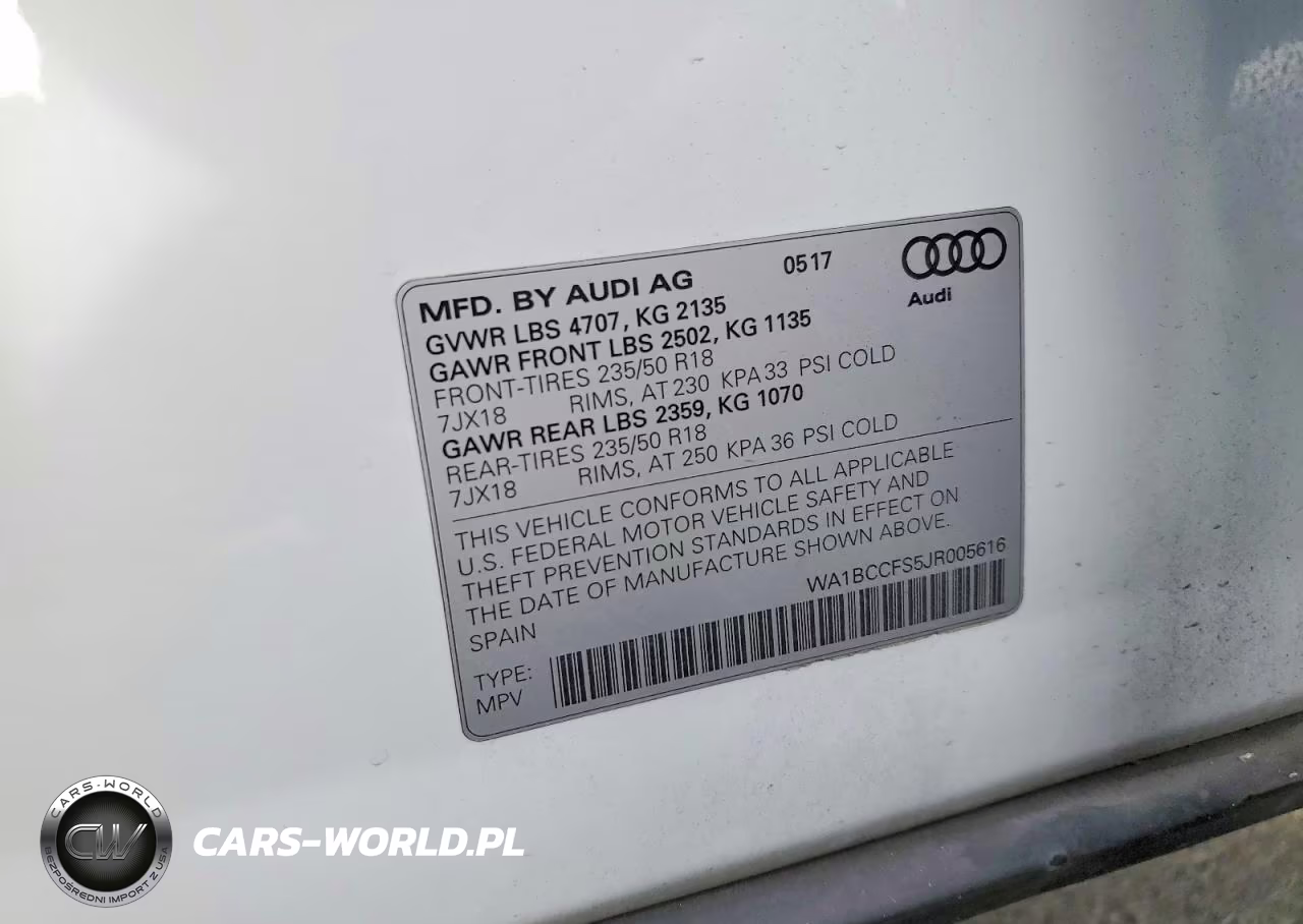 2018 Audi Q3 Premium VIN:WA1BCCFS5JR005616 - 14