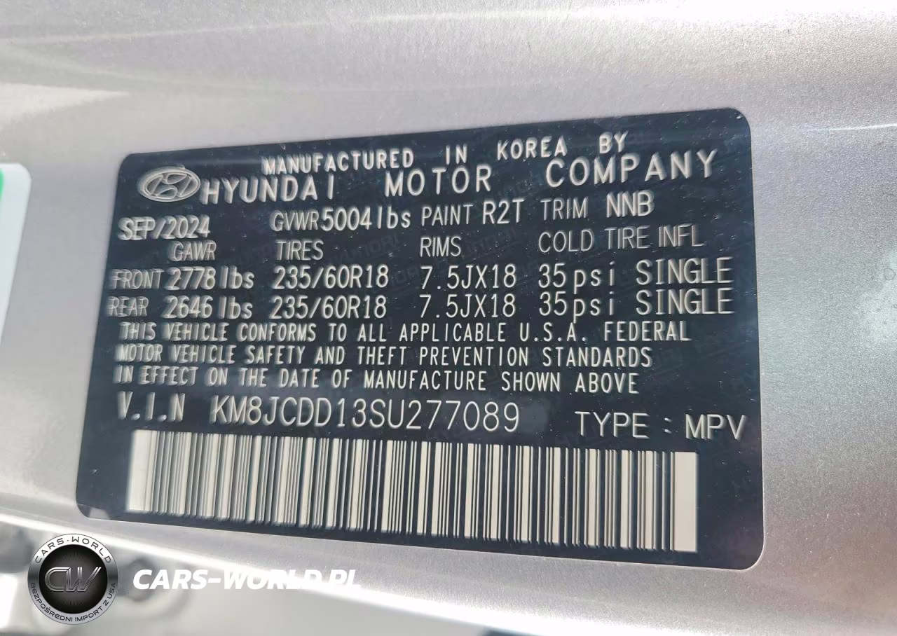 2025 Hyundai Tucson Sel Convenience VIN:KM8JCDD13SU277089 - 13