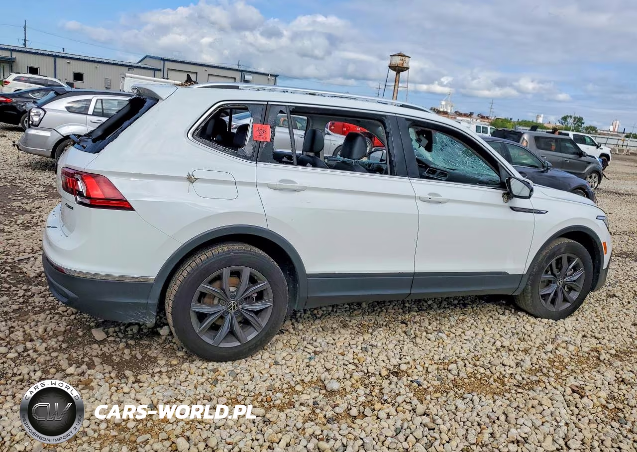 2022 Volkswagen Tiguan Se VIN:3VV2B7AX7NM124098 - 3