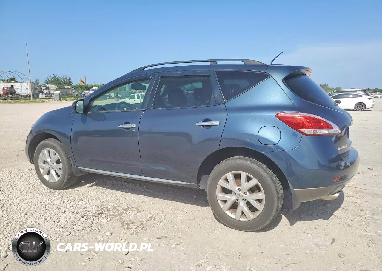 2014 Nissan Murano Sl VIN:JN8AZ1MW1EW508923 - 2