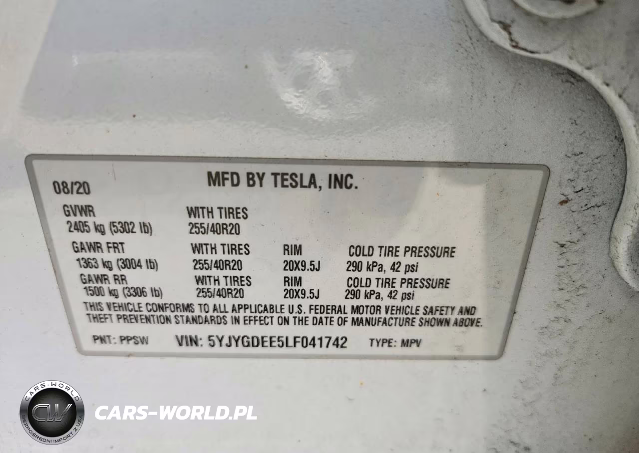 2020 Tesla Model Y VIN:5YJYGDEE5LF041742 - 12